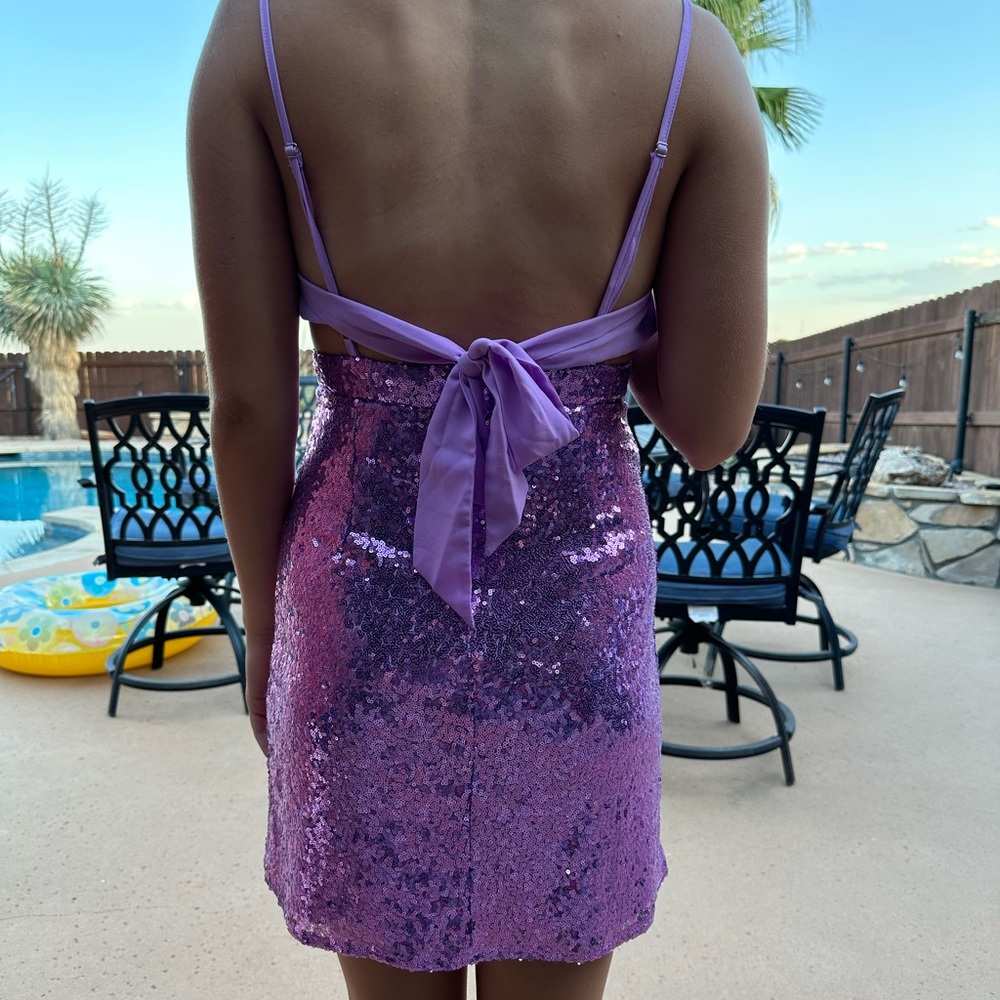 Sequin mini dress